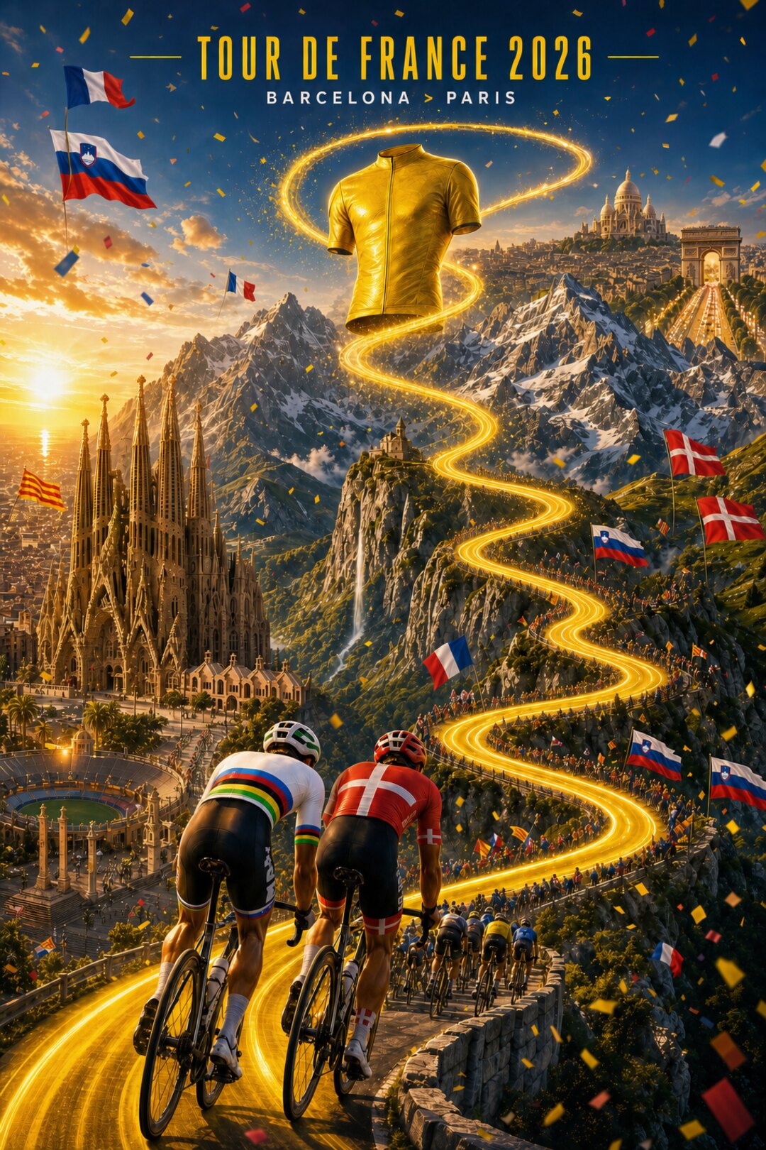 Tour de France 2026 — Barcelona to Paris